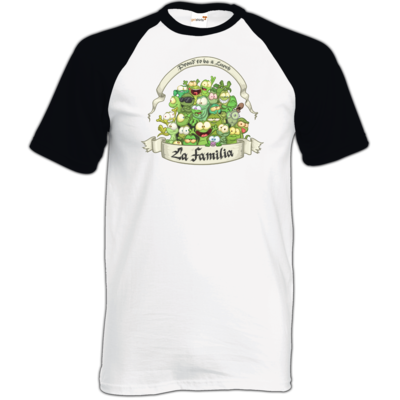 Motiv: TShirt Baseball - LaFamilia - bestimme auf Wunsch Details wie Produkt, Grösse, Farbe und Position selbst ! Motiv: TShirt Baseball - LaFamilia