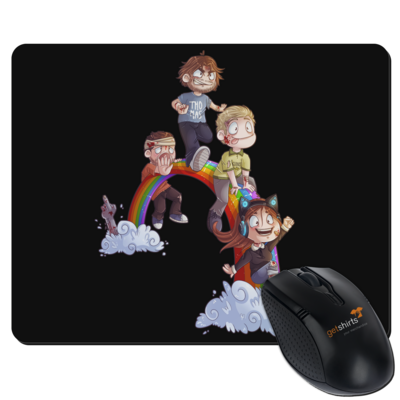 Motiv: Mousepad Textil - Dead by Daylight - Regenbogen - bestimme auf Wunsch Details wie Produkt, Grösse, Farbe und Position selbst ! Motiv: Mousepad Textil - Dead by Daylight - Regenbogen