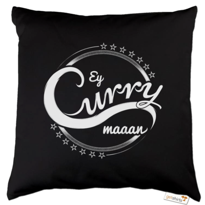 Motiv: Kissen Baumwolle - Ey Curry Maaan - bestimme auf Wunsch Details wie Produkt, Grösse, Farbe und Position selbst ! Motiv: Kissen Baumwolle - Ey Curry Maaan