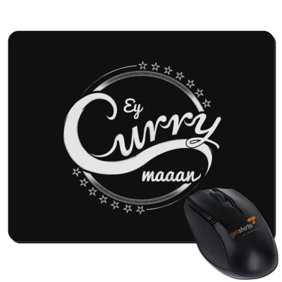 Motiv: Mousepad Textil - Ey Curry Maaan - bestimme auf Wunsch Details wie Produkt, Grösse, Farbe und Position selbst ! Motiv: Mousepad Textil - Ey Curry Maaan