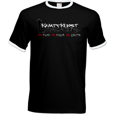 Motiv: T-Shirt Ringer - Kampfkunst Lifestyle - Logo 1 - bestimme auf Wunsch Details wie Produkt, Grösse, Farbe und Position selbst ! Motiv: T-Shirt Ringer - Kampfkunst Lifestyle - Logo 1