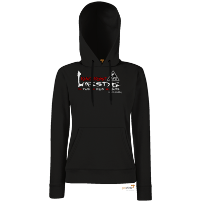 Motiv: Hoodie Damen Classic - Kampfkunst Lifestyle - Logo 2 - bestimme auf Wunsch Details wie Produkt, Grösse, Farbe und Position selbst ! Motiv: Hoodie Damen Classic - Kampfkunst Lifestyle - Logo 2