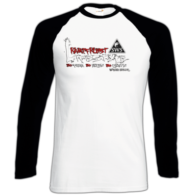 Motiv: Longsleeve Baseball T - Kampfkunst Lifestyle - Logo 2 - bestimme auf Wunsch Details wie Produkt, Grösse, Farbe und Position selbst ! Motiv: Longsleeve Baseball T - Kampfkunst Lifestyle - Logo 2