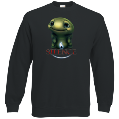 Motiv: Sweatshirt Classic - Silence - Spot 1 - bestimme auf Wunsch Details wie Produkt, Grösse, Farbe und Position selbst ! Motiv: Sweatshirt Classic - Silence - Spot 1