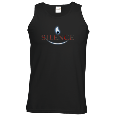 Motiv: Athletic Vest - Silence - Logo - bestimme auf Wunsch Details wie Produkt, Grösse, Farbe und Position selbst ! Motiv: Athletic Vest - Silence - Logo