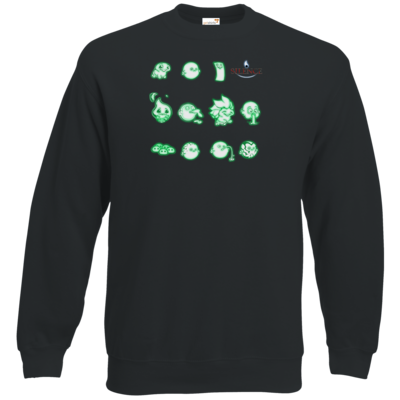 Motiv: Sweatshirt Classic - Silence - Icons - bestimme auf Wunsch Details wie Produkt, Grösse, Farbe und Position selbst ! Motiv: Sweatshirt Classic - Silence - Icons