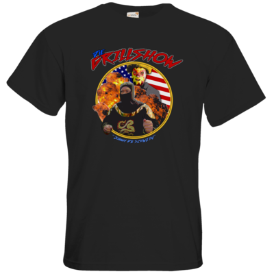 Motiv: T-Shirt Premium FAIR WEAR - Die Grillshow - Motiv 3 - bestimme auf Wunsch Details wie Produkt, Grösse, Farbe und Position selbst ! Motiv: T-Shirt Premium FAIR WEAR - Die Grillshow - Motiv 3