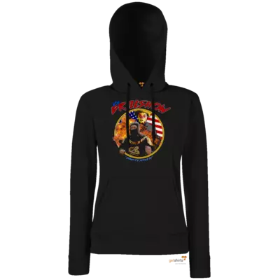 Motiv: Hoodie Damen Classic - Die Grillshow - Motiv 3 - bestimme auf Wunsch Details wie Produkt, Grösse, Farbe und Position selbst ! Motiv: Hoodie Damen Classic - Die Grillshow - Motiv 3