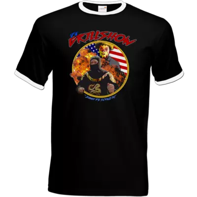 Motiv: T-Shirt Ringer - Die Grillshow - Motiv 3 - bestimme auf Wunsch Details wie Produkt, Grösse, Farbe und Position selbst ! Motiv: T-Shirt Ringer - Die Grillshow - Motiv 3