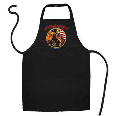 Motiv: Schürze - Die Grillshow - Motiv 3 - bestimme auf Wunsch Details wie Produkt, Grösse, Farbe und Position selbst ! Motiv: Schürze - Die Grillshow - Motiv 3