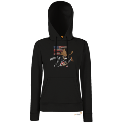 Motiv: Hoodie Damen Classic - Die Grillshow - Hüüüaah - bestimme auf Wunsch Details wie Produkt, Grösse, Farbe und Position selbst ! Motiv: Hoodie Damen Classic - Die Grillshow - Hüüüaah
