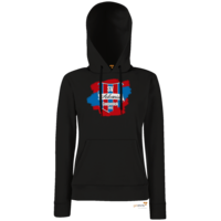 Motiv: Hoodie Damen Classic - Askania Logo Grunge - bestimme auf Wunsch Details wie Produkt, Grösse, Farbe und Position selbst ! Motiv: Hoodie Damen Classic - Askania Logo Grunge