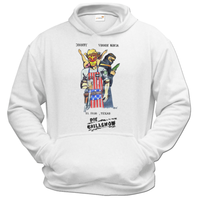 Motiv: Hoodie Classic - Die Grillshow - Filmplakat - bestimme auf Wunsch Details wie Produkt, Grösse, Farbe und Position selbst ! Motiv: Hoodie Classic - Die Grillshow - Filmplakat