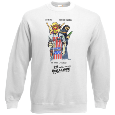 Motiv: Sweatshirt Classic - Die Grillshow - Filmplakat - bestimme auf Wunsch Details wie Produkt, Grösse, Farbe und Position selbst ! Motiv: Sweatshirt Classic - Die Grillshow - Filmplakat
