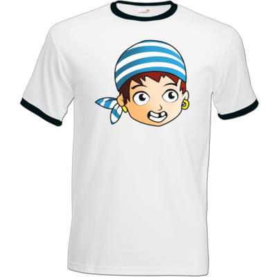 Motiv: T-Shirt Ringer - Matrose - bestimme auf Wunsch Details wie Produkt, Grösse, Farbe und Position selbst ! Motiv: T-Shirt Ringer - Matrose
