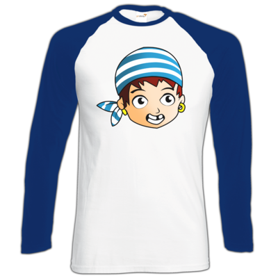 Motiv: Longsleeve Baseball T - Matrose - bestimme auf Wunsch Details wie Produkt, Grösse, Farbe und Position selbst ! Motiv: Longsleeve Baseball T - Matrose