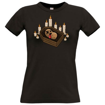 Motiv: T-Shirt Damen Premium FAIR WEAR - Potatoe Sarg - bestimme auf Wunsch Details wie Produkt, Grösse, Farbe und Position selbst ! Motiv: T-Shirt Damen Premium FAIR WEAR - Potatoe Sarg