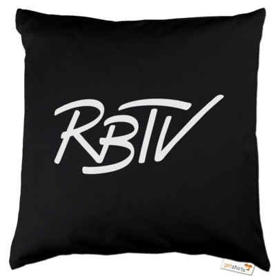 Motiv: Kissen Baumwolle - RBTV - Oldschool Logo - bestimme auf Wunsch Details wie Produkt, Grösse, Farbe und Position selbst ! Motiv: Kissen Baumwolle - RBTV - Oldschool Logo