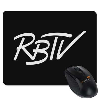 Motiv: Mousepad Textil - RBTV - Oldschool Logo - bestimme auf Wunsch Details wie Produkt, Grösse, Farbe und Position selbst ! Motiv: Mousepad Textil - RBTV - Oldschool Logo