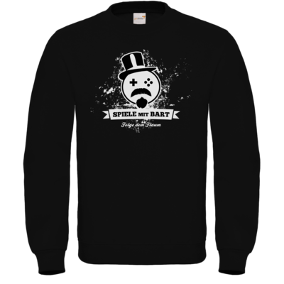 Motiv: Sweatshirt FAIR WEAR - Spiele mit Bart - bestimme auf Wunsch Details wie Produkt, Grösse, Farbe und Position selbst ! Motiv: Sweatshirt FAIR WEAR - Spiele mit Bart