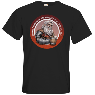 Motiv: T-Shirt Premium FAIR WEAR - Sprüche - Zwergenbier - bestimme auf Wunsch Details wie Produkt, Grösse, Farbe und Position selbst ! Motiv: T-Shirt Premium FAIR WEAR - Sprüche - Zwergenbier
