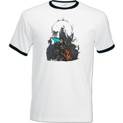Motiv: T-Shirt Ringer - HookedTom - bestimme auf Wunsch Details wie Produkt, Grösse, Farbe und Position selbst ! Motiv: T-Shirt Ringer - HookedTom