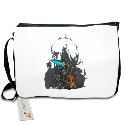 Motiv: Schultertasche - HookedTom - bestimme auf Wunsch Details wie Produkt, Grösse, Farbe und Position selbst ! Motiv: Schultertasche - HookedTom
