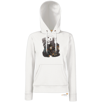 Motiv: Hoodie Damen Classic - HookedRobin - bestimme auf Wunsch Details wie Produkt, Grösse, Farbe und Position selbst ! Motiv: Hoodie Damen Classic - HookedRobin