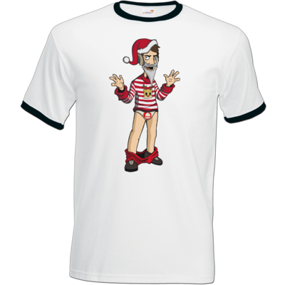 Motiv: T-Shirt Ringer - Weihnachten - bestimme auf Wunsch Details wie Produkt, Grösse, Farbe und Position selbst ! Motiv: T-Shirt Ringer - Weihnachten