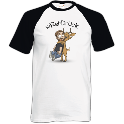 Motiv: TShirt Baseball - ReRehDrueck - bestimme auf Wunsch Details wie Produkt, Grösse, Farbe und Position selbst ! Motiv: TShirt Baseball - ReRehDrueck