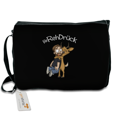 Motiv: Schultertasche - ReRehDrueck - bestimme auf Wunsch Details wie Produkt, Grösse, Farbe und Position selbst ! Motiv: Schultertasche - ReRehDrueck