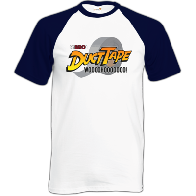 Motiv: Baseball-T FAIR WEAR - DuctTape - bestimme auf Wunsch Details wie Produkt, Grösse, Farbe und Position selbst ! Motiv: Baseball-T FAIR WEAR - DuctTape