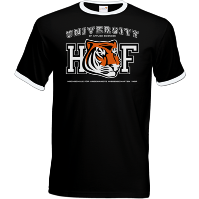 Motiv: T-Shirt Ringer - CampusStore - Tiger - bestimme auf Wunsch Details wie Produkt, Grösse, Farbe und Position selbst ! Motiv: T-Shirt Ringer - CampusStore - Tiger