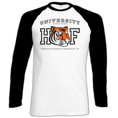 Motiv: Longsleeve Baseball T - CampusStore - Tiger - bestimme auf Wunsch Details wie Produkt, Grösse, Farbe und Position selbst ! Motiv: Longsleeve Baseball T - CampusStore - Tiger