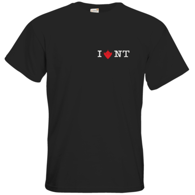 Motiv: T-Shirt Premium FAIR WEAR - I Love NT 2.0 - bestimme auf Wunsch Details wie Produkt, Grösse, Farbe und Position selbst ! Motiv: T-Shirt Premium FAIR WEAR - I Love NT 2.0
