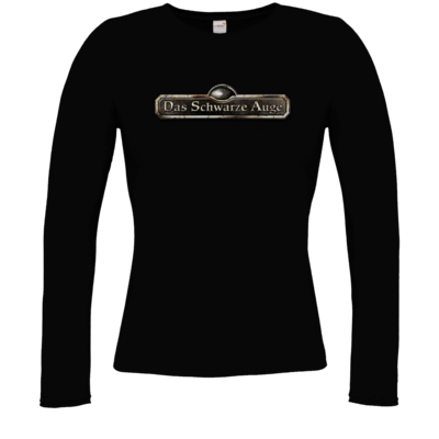 Motiv: Longsleeve Damen FAIR WEAR - Logos - Schriftzug Das Schwarze Auge - bestimme auf Wunsch Details wie Produkt, Grösse, Farbe und Position selbst ! Motiv: Longsleeve Damen FAIR WEAR - Logos - Schriftzug Das Schwarze Auge