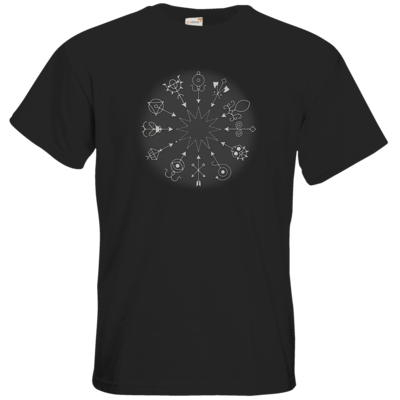 Motiv: T-Shirt Premium FAIR WEAR - Götter und Dämonen - Dämonenkreis - bestimme auf Wunsch Details wie Produkt, Grösse, Farbe und Position selbst ! Motiv: T-Shirt Premium FAIR WEAR - Götter und Dämonen - Dämonenkreis
