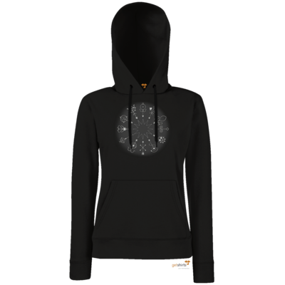 Motiv: Hoodie Damen Classic - Götter und Dämonen - Dämonenkreis - bestimme auf Wunsch Details wie Produkt, Grösse, Farbe und Position selbst ! Motiv: Hoodie Damen Classic - Götter und Dämonen - Dämonenkreis