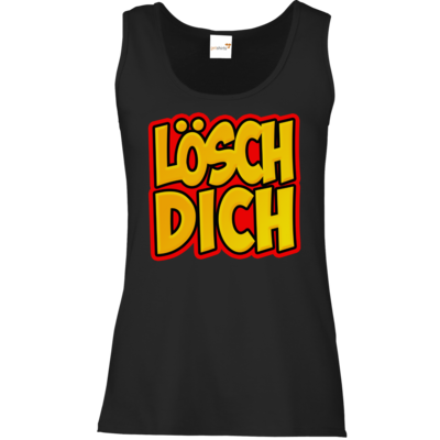 Motiv: Tank Top Damen Classic - lösch dich - bestimme auf Wunsch Details wie Produkt, Grösse, Farbe und Position selbst ! Motiv: Tank Top Damen Classic - lösch dich