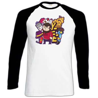 Motiv: Longsleeve Baseball T - Philmann - bestimme auf Wunsch Details wie Produkt, Grösse, Farbe und Position selbst ! Motiv: Longsleeve Baseball T - Philmann