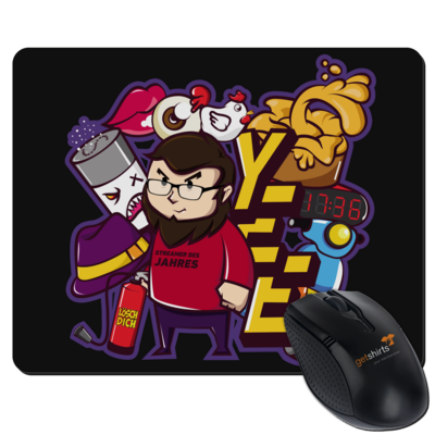 Motiv: Mousepad Textil - Philmann - bestimme auf Wunsch Details wie Produkt, Grösse, Farbe und Position selbst ! Motiv: Mousepad Textil - Philmann
