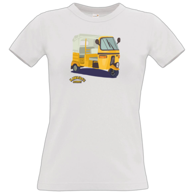 Motiv: T-Shirt Damen Premium FAIR WEAR - Kawaida's Journey - Bajaji - bestimme auf Wunsch Details wie Produkt, Grösse, Farbe und Position selbst ! Motiv: T-Shirt Damen Premium FAIR WEAR - Kawaida's Journey - Bajaji