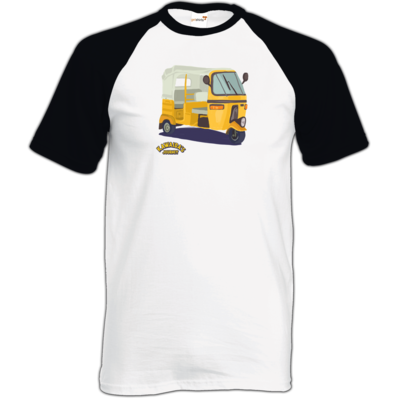 Motiv: TShirt Baseball - Kawaida's Journey - Bajaji - bestimme auf Wunsch Details wie Produkt, Grösse, Farbe und Position selbst ! Motiv: TShirt Baseball - Kawaida's Journey - Bajaji