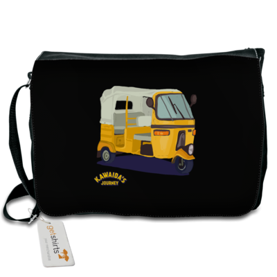 Motiv: Schultertasche - Kawaida's Journey - Bajaji - bestimme auf Wunsch Details wie Produkt, Grösse, Farbe und Position selbst ! Motiv: Schultertasche - Kawaida's Journey - Bajaji