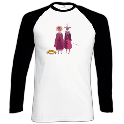 Motiv: Longsleeve Baseball T - Kawaida's Journey - Massai - bestimme auf Wunsch Details wie Produkt, Grösse, Farbe und Position selbst ! Motiv: Longsleeve Baseball T - Kawaida's Journey - Massai