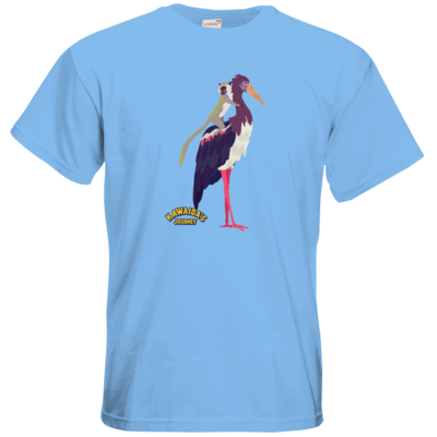 Motiv: T-Shirt Premium FAIR WEAR - Kawaida's Journey - Kawaida Bird - bestimme auf Wunsch Details wie Produkt, Grösse, Farbe und Position selbst ! Motiv: T-Shirt Premium FAIR WEAR - Kawaida's Journey - Kawaida Bird