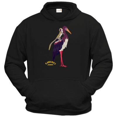 Motiv: Hoodie Classic - Kawaida's Journey - Kawaida Bird - bestimme auf Wunsch Details wie Produkt, Grösse, Farbe und Position selbst ! Motiv: Hoodie Classic - Kawaida's Journey - Kawaida Bird