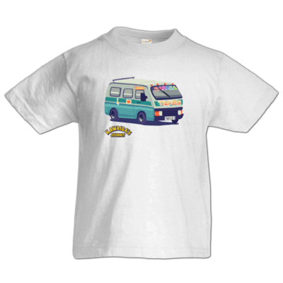 Motiv: Kids T-Shirt Premium FAIR WEAR - Kawaida's Journey - Dala Dala - bestimme auf Wunsch Details wie Produkt, Grösse, Farbe und Position selbst ! Motiv: Kids T-Shirt Premium FAIR WEAR - Kawaida's Journey - Dala Dala