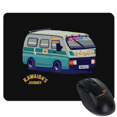 Motiv: Mousepad Textil - Kawaida's Journey - Dala Dala - bestimme auf Wunsch Details wie Produkt, Grösse, Farbe und Position selbst ! Motiv: Mousepad Textil - Kawaida's Journey - Dala Dala