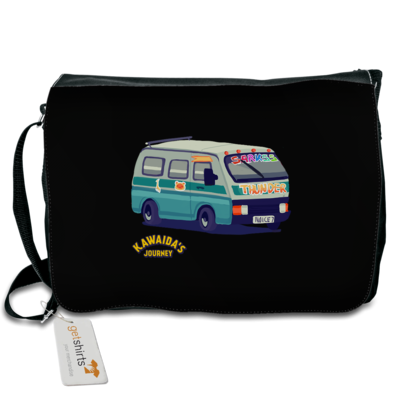 Motiv: Schultertasche - Kawaida's Journey - Dala Dala - bestimme auf Wunsch Details wie Produkt, Grösse, Farbe und Position selbst ! Motiv: Schultertasche - Kawaida's Journey - Dala Dala